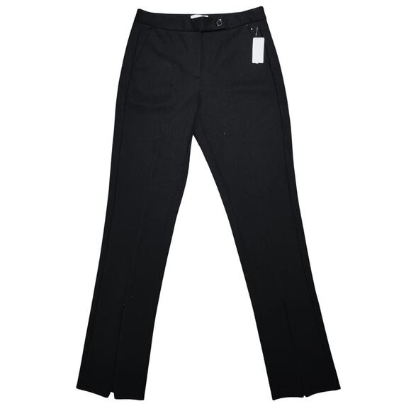 MAEVE Black Flare Leg Ankle Zip Pants Womens 8 Legging Dressy Business Sleek NWT - Picture 8 of 14